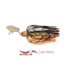 Fox Rage Bladed Jig 7gr Hot Perch Skirted Jig