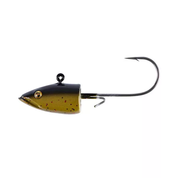 Fox Rage Eel Head Green Pumpkin 2/0 Jig Glava 10gr 4kom