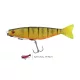 Fox Rage Pro Shad Spojena Opremljena 14cm UV Natural Perch Gumena varalica
