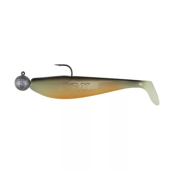 Fox Rage Bulk Loaded Zander Pro Shads UV Hot Olive 7,5cm 1/0 5gr Plastični Mamac
