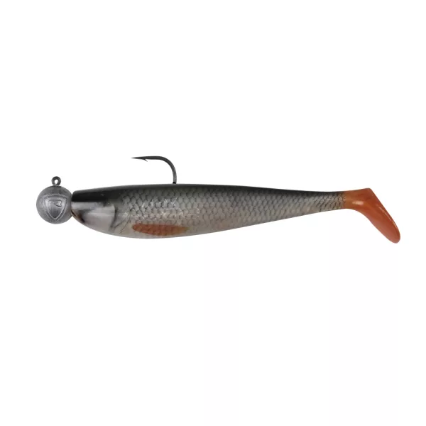 Fox Rage Bulk Loaded Zander Pro Shads Ultra Natural Roach 7,5cm 1/0 5gr Plastični Mamac