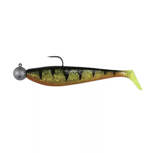 Fox Rage Bulk Loaded Zander Pro Shads UV Perch 10cm 4/0 10gr Plastični Mamac