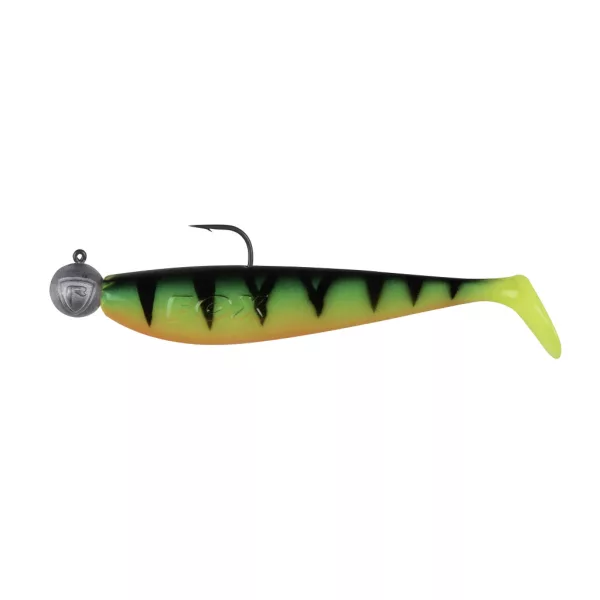 Fox Rage Bulk Loaded Zander Pro Shads UV Firetiger 10cm 4/0 10gr Plastični Mamac