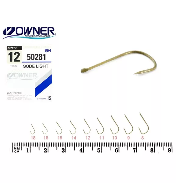 Owner Sode Light 50281 16 Udica za deveriku s bradom i lopaticom 14 kom