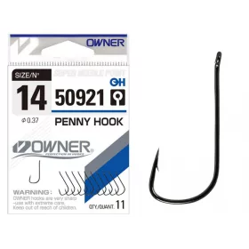   Owner 50921 Penny Hook 18 Ušata, bodljikava udica za deverike 11kom