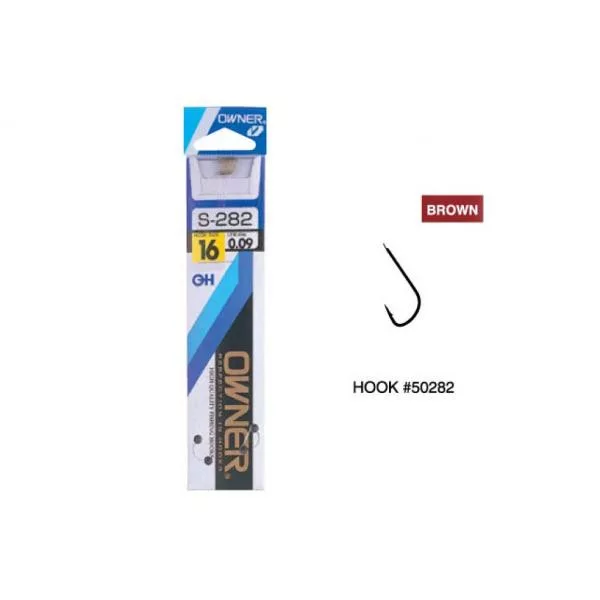 Owner Predvezane 50282 Sode 16 udice s pločicom, s bodljom, 10 kom