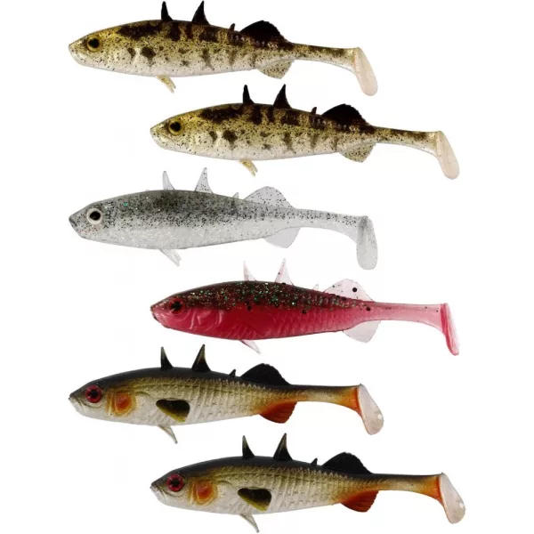 WESTIN Stanley the Stickleback Shadtail 7,5cm 4g Clear Water Mix 6kom Plastična varalica