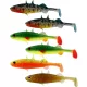 WESTIN Stanley the Stickleback Shadtail 5,5cm 1,5g Dark Water Mix 6pcs Plastični mamac