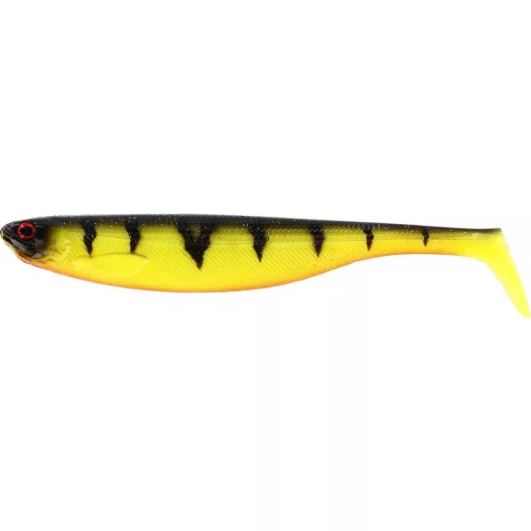 WESTIN ShadTeez Slim 10cm 6g Fire Perch Kutija s 32 komada Plastična varalica
