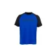 Preston Lagana Plava Raglan Majica Polo 4XL