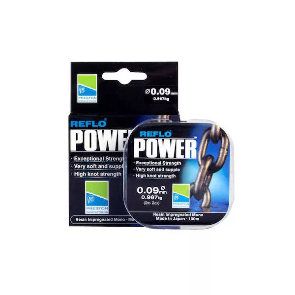 Preston Reflo Power 100m 0,09mm Predvezica