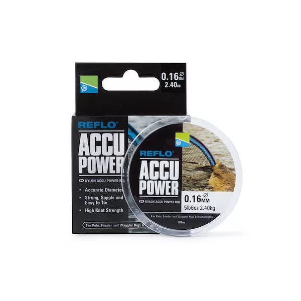 Preston Accu Power Rig Mono Predvezica 0,09mm 100m