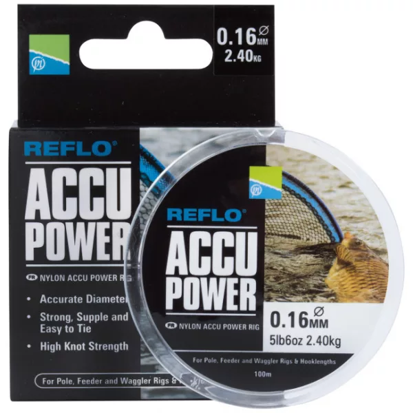 Preston Accu Power Rig Mono Predvez 0,18mm 100m