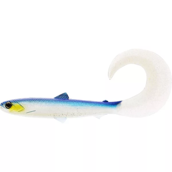 WESTIN BullTeez Curltail 10cm 6g Blue Headlight 2pcs Plastični mamac