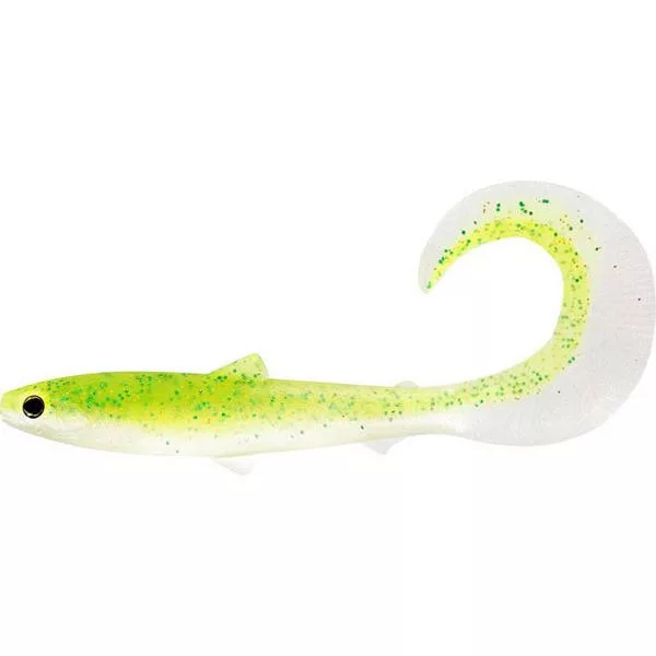 WESTIN BullTeez Curltail 8cm 3g Sparkling Chartreuse Box w. 60pcs Plastična varalica