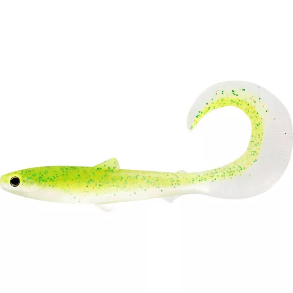 WESTIN BullTeez Curltail 14cm 15g Sparkling Chartreuse Kutija s 35 kom. Plastični mamac