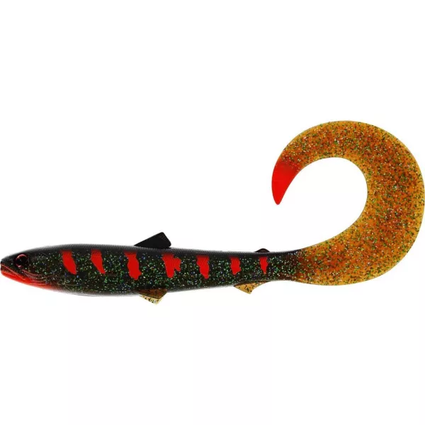 WESTIN BullTeez Curltail 27cm 103g Motoroil Blood 1 kom Plastični mamac