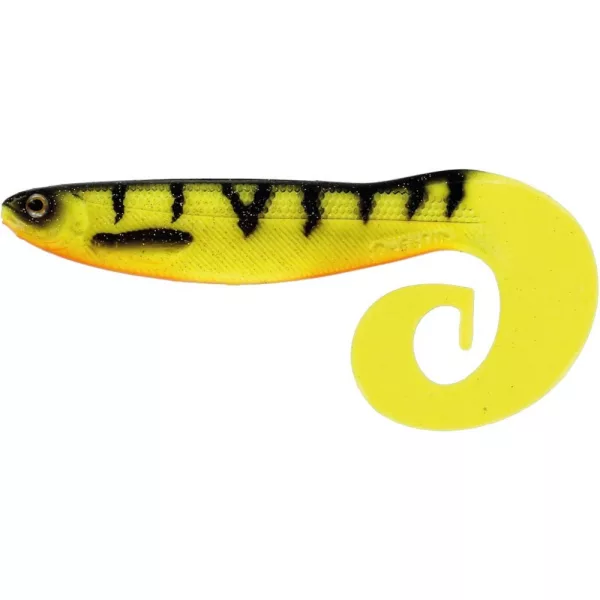 WESTIN CurlTeez Curltail 7cm 3,5g Fire Perch 3pcs Plastična varalica