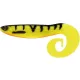 WESTIN CurlTeez Curltail 7cm 3,5g Fire Perch 3pcs Plastična varalica