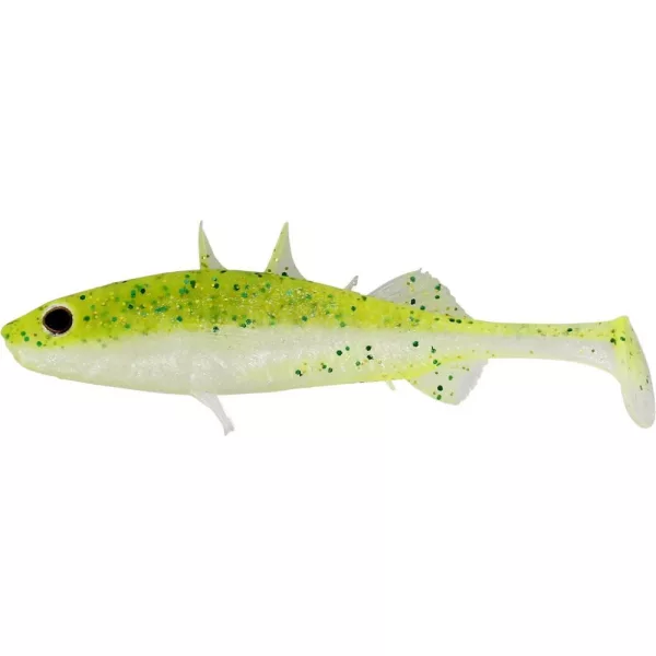 WESTIN Stanley the Stickleback Shadtail 5,5cm 1,5g Sparkling Chartreuse Box w. Plastični mamac