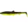WESTIN BullTeez Shadtail 9,5cm 7g Black/Chartreuse Kutija sa. Plastična varalica