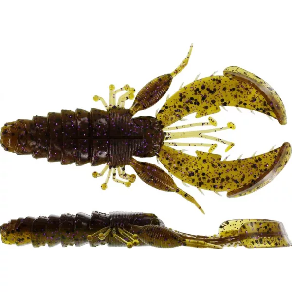 WESTIN CreCraw Creaturebait 8,5cm 7g Green Pumpkin Purple 5pcs Plastična varalica