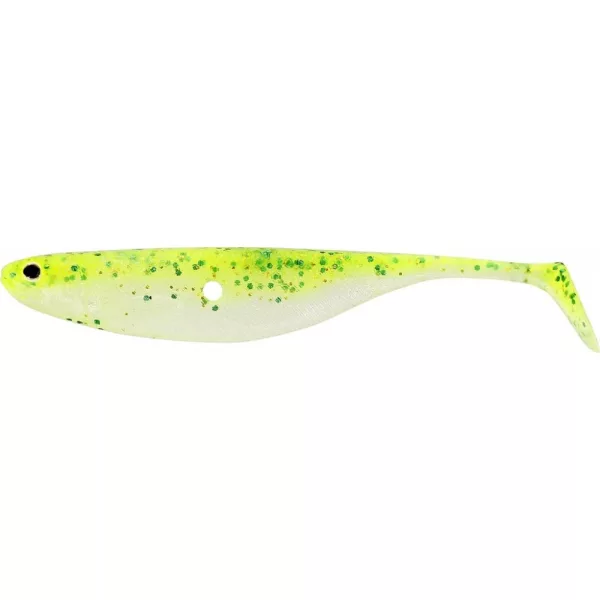 WESTIN ShadTeez Hollow 8cm 4g Sparkling Chartreuse 3pcs Plastična varalica