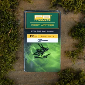 PB Products Oval Ring Bait Screw 12mm Csalicsavar 10db