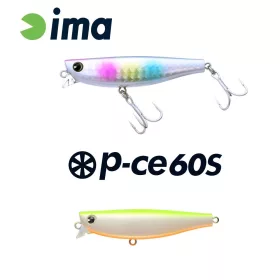 Ima P-CE 60S 6cm 10gr 003 Chart Back Pearl Wobbler