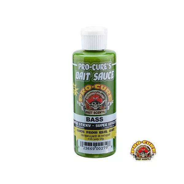 Pro Cure Bass Bait Sauce Aroma za umjetne mamce 125gr