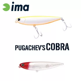 Ima Pugachevs Cobra 90 9cm 12gr 201 Red Head Wobbler