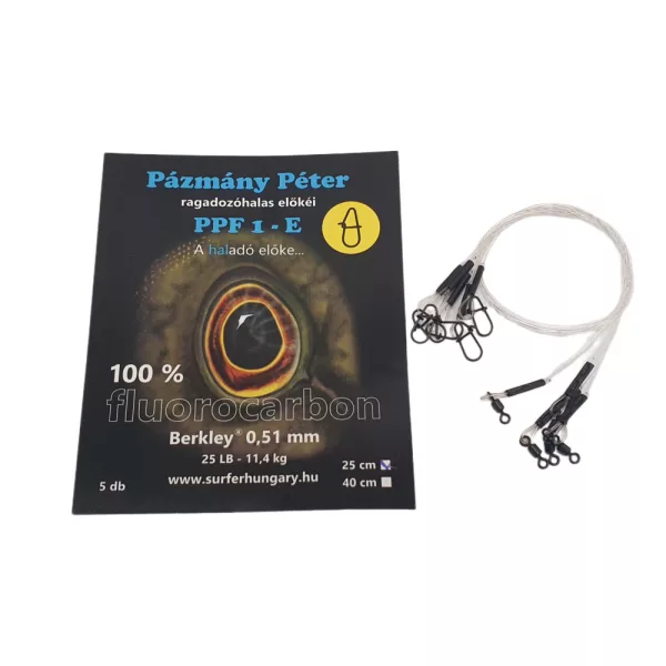 Pázmány Péter Berkley 100% Fluorocarbon Predvez za varaličarenje 0,51mm 25cm
