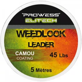   Prowess Weedlook Leader Line 45lb 5m Smeđa Shock leader struna