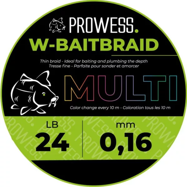 Prowess W-BAITBRAID Pletena struna 0,16mm