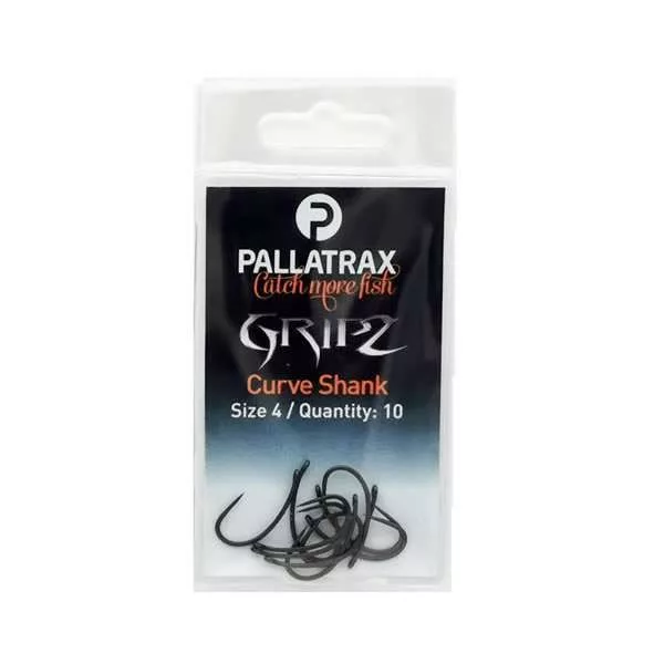 Pallatrax Gripz Curve Shank 6 Omčana, Bezbodna Šaranska Udica 10kom
