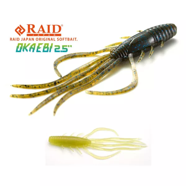 Raid Oka Ebi 6,3cm 072 Stealth Fish Plastični mamac 8kom