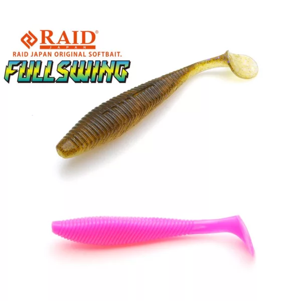 Raid Fullswing 10cm 061 Bubblegum Pink Plastični Mamac 6kom