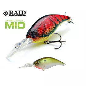 Raid Level Crank Mid 5,9cm 10,5gr 008 Pearl Shad Vobler