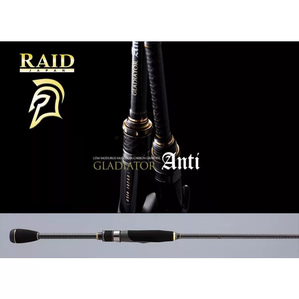 Raid Gladiator Anti GA-63LS Defender 1,90m 1,7-7gr 1 Részes Pergető Bot