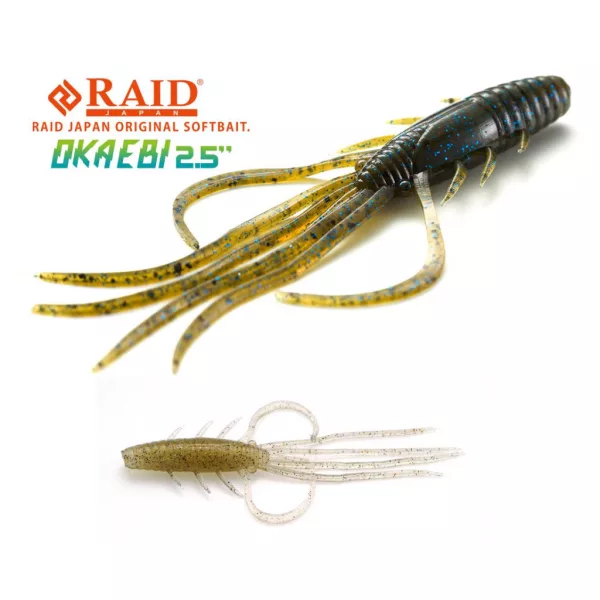 Raid Oka Ebi 6,3cm 040 Ghost Shrimp Plastični mamac 8kom