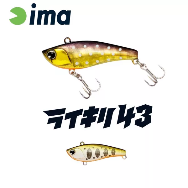 Ima Raikiri Vibration 43S 4,3cm 4gr 008 Pearl Yamame Trout Wobbler