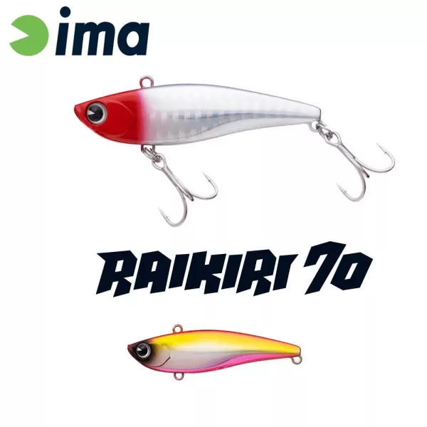 Ima Raikiri Vibration 70 7cm 15gr 012 Pink & Pink Wobbler