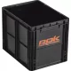 ROK Set kutija za pohranu s poklopcem 40x30x32cm Crna
