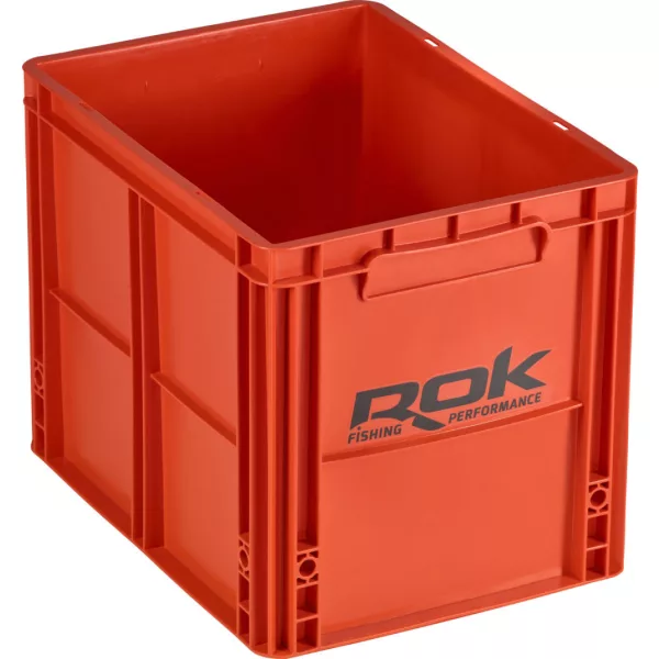 ROK Set kutija za pohranu s poklopcem 40x30x32cm Narančasta