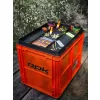ROK Set kutija za pohranu s poklopcem 40x30x32cm Narančasta