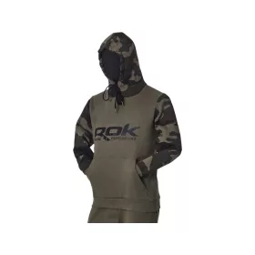 ROK Camo Hoodie Kapucnis Terep Mintás Pulóver 2XL