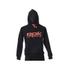 ROK Black Hoodie Fekete Kapucnis Pulóver 2XL