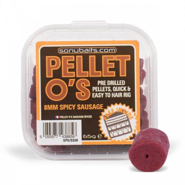 Sonubaits Pellet Os 8mm - Spicy Sausage (S0810006) pelet za udicu bušen