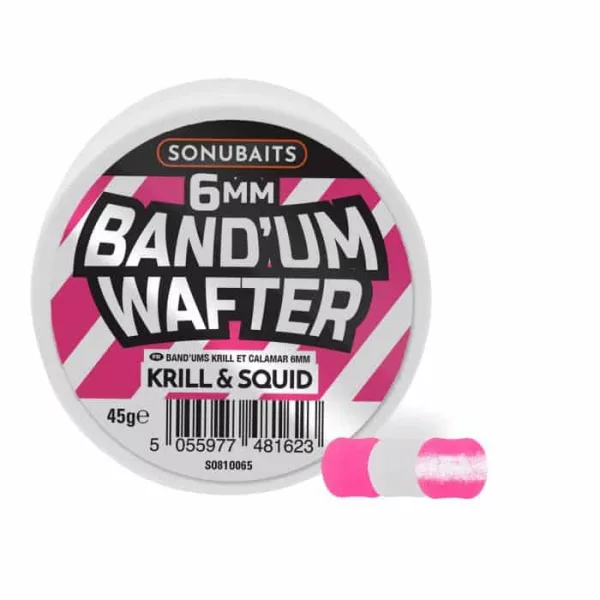 Sonubaits Bandum Wafters - 6mm Krill & Squid (S0810065) wafters mamac za udicu