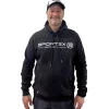 Sportex Hoodie Black Duks s Kapuljačom L